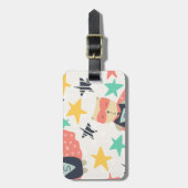 Star Super Hero Gepäckanhänger (Vorderseite vertikal)