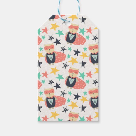 Star Super Hero Geschenkanhänger (Vorderseite)