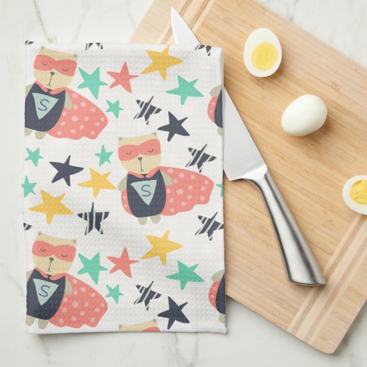 Star Super Hero Geschirrtuch (Viertel Falte)