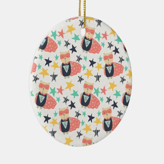 Star Super Hero Keramik Ornament (Rechts)