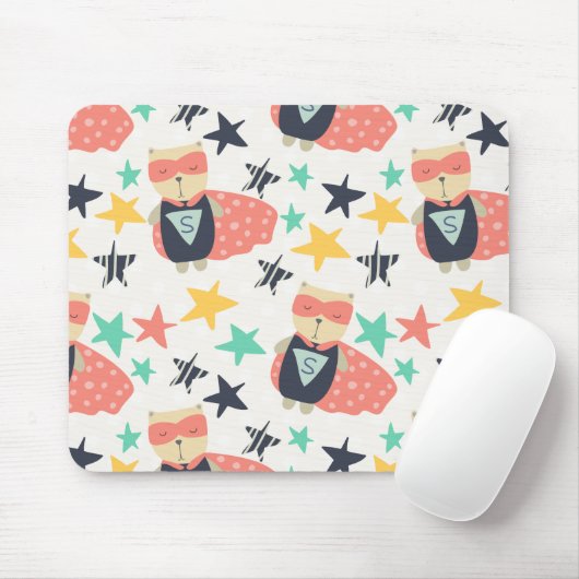 Star Super Hero Mousepad (Mit Mouse)