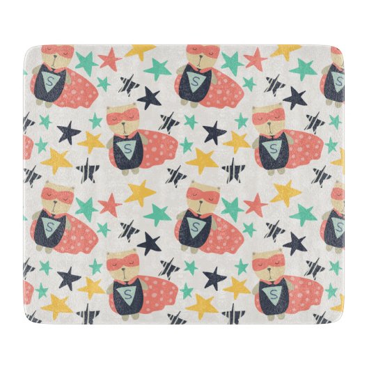 Star Super Hero Schneidebrett (Vorderseite)