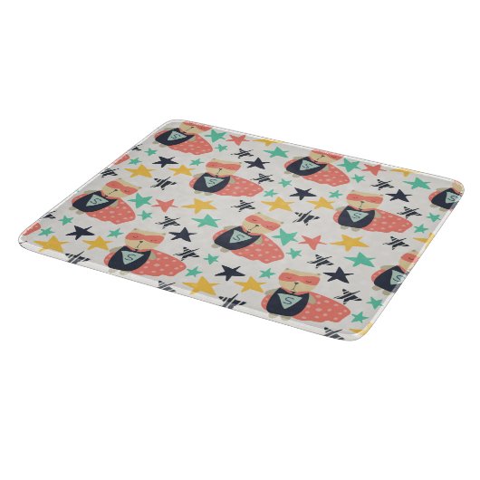 Star Super Hero Schneidebrett (Ecke)