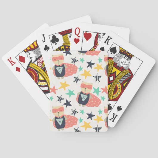 Star Super Hero Spielkarten (Rückseite)