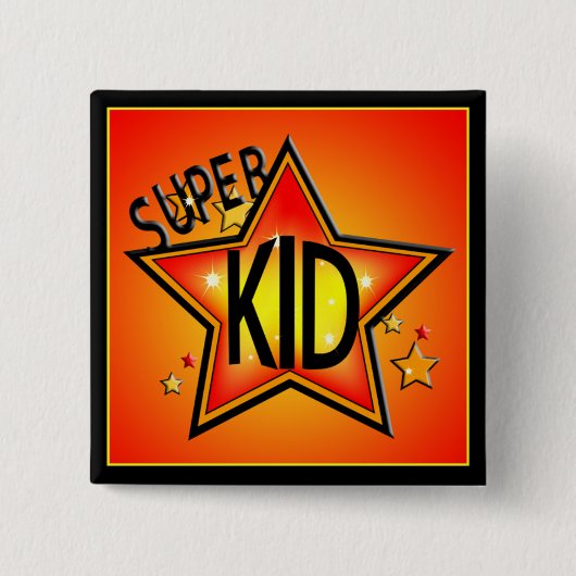 Star Super Kid Button (Vorderseite)