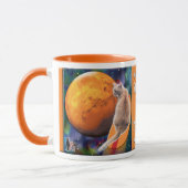 Star Surfer Cat Chili Pepper Tasse (Links)