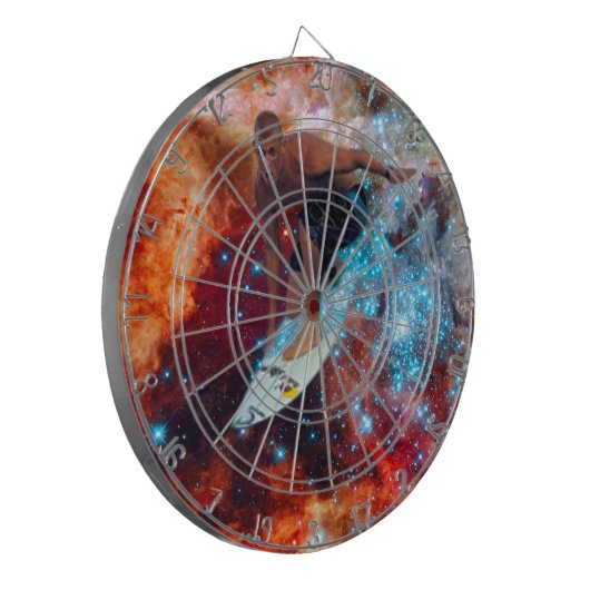 Star Surfer Dartscheibe (Vorderseite Links)