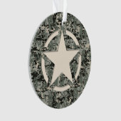 Star Symbol Pixel Digital Camouflage Ornament (Vorderseite)