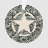 Star Symbol Pixel Digital Camouflage Ornament (Vorderseite)