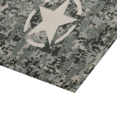 Star Symbol Pixel Digital Camouflage Schneidebrett (Ecke)