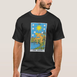Star Tarot Card Occult Glaufs Divinic Magic T-Shirt