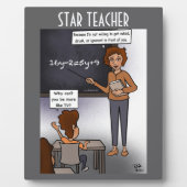 Star Teacher Plaque Fotoplatte (Vorderseite)