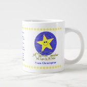 Star Teacher Vielen Dank an Student Jumbo-Tasse (Rechts)