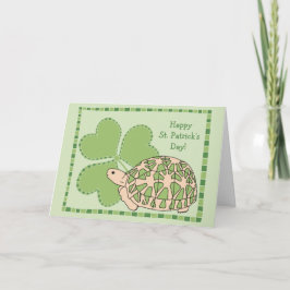 Star Tortoise St Patrick's Day Card Karte