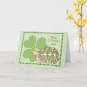 Star Tortoise St Patrick's Day Card Karte (Gelbe Blume)