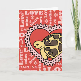 Star Tortoise Valentine's Day Card (Liebe) Feiertagskarte