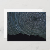 Star Trails Around Polaris | Ingalls Pass Postkarte (Vorne/Hinten)