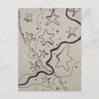 Star Trails Postkarte