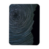 Star Trails um Polaris herum | Ingalls Pass Magnet (Vertikal)