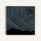 Star Trails um Polaris herum | Ingalls Pass Notizblock (Vorderseite)