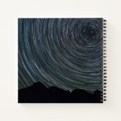 Star Trails um Polaris herum | Ingalls Pass Notizblock (Rückseite)
