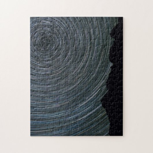 Star Trails um Polaris herum | Ingalls Pass Puzzle (Vertikal)