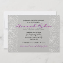 STAR TREE Bar Bat Mitzvah Einladung