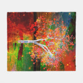 Star Tree Fleece Blanket (Vorderseite (Horizontal))