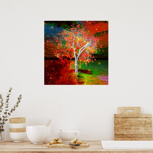 Star Tree Poster (Küche)