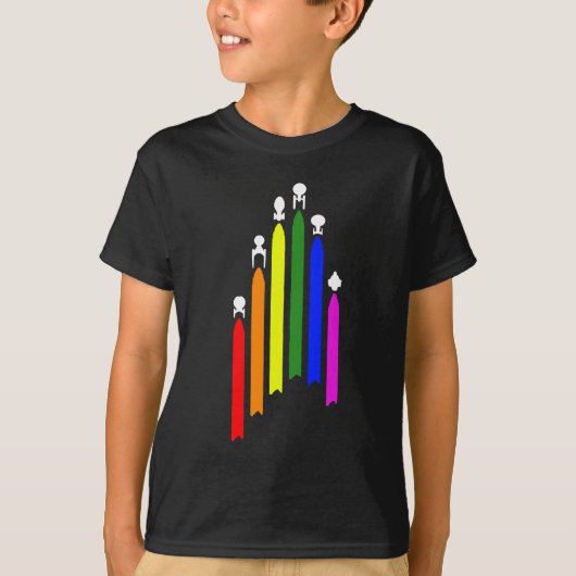 Star Trek Gay Pride T-Shirt (Vorderseite)