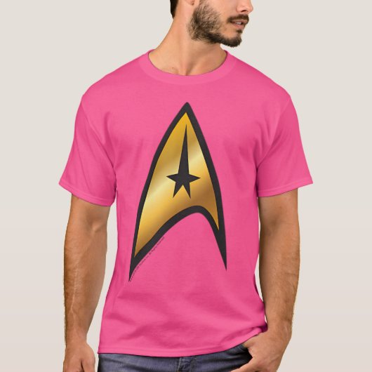 Star Trek: Gold-Command-Pocket der Original Serie T-Shirt (Vorderseite)