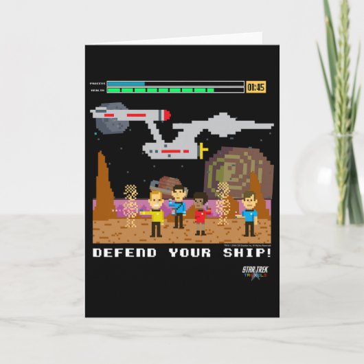 Star Trek Original Series Pixel Videospiel  Karte (Vorderseite)