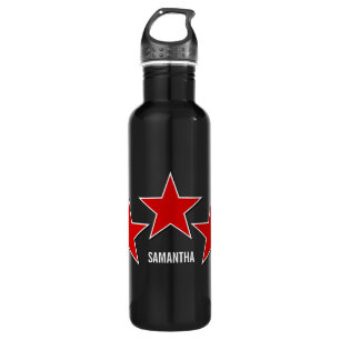 Star Trio Liberty Flasche, rot Edelstahlflasche