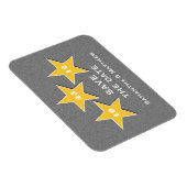 Star Trio Premium Speichern Sie das Datum Magnet,  Magnet (Rechte Seite)