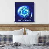 Star umkreist leinwanddruck (Insitu (Schlafzimmer))