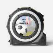 Star Uni Alumni American Flag Fußball Sports Maßband (Vorderseite)