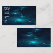 Star Valley Modernes Abstraktes Fraktal Kunst Visitenkarte (Vorne/Hinten)