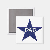Star Vater Magnet (Vorderseite/Rückseite)
