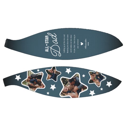 Star Vater Vathers Day Keepake Basketball (Panele)