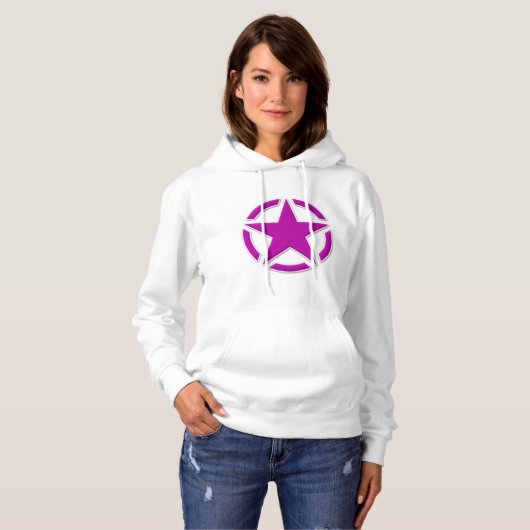 Star Vintag Patch Style Hoodie (Vorne ganz)