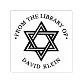 Star von David #1 "From the library of" Monogram Permastempel (Design)