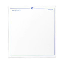 Star von David 5,5 x 6 Zoll Personalisiert