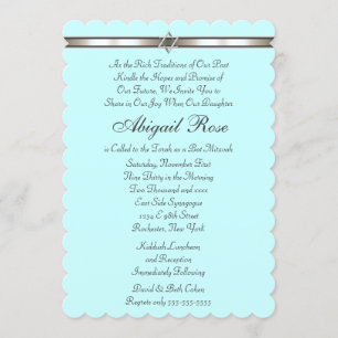 Star von David Any Color Bat Mitzvah Einladung