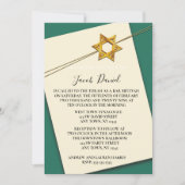 Star von David Bar Mitzi Einladung (Vorderseite)