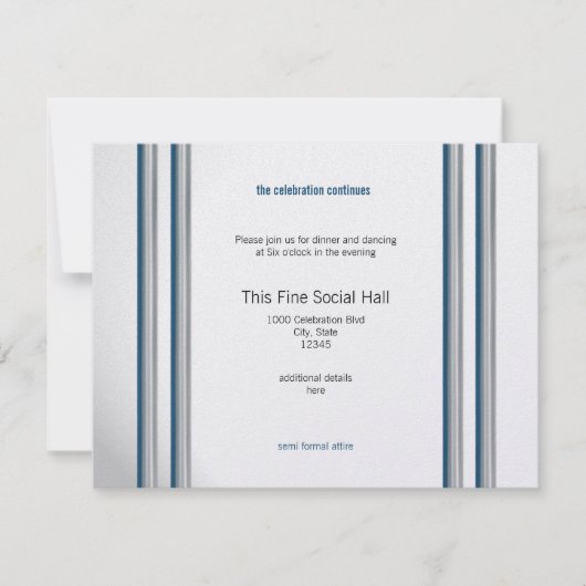 Star von David Bar Mitzvah Einladung (Vorderseite)