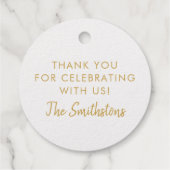 Star von David Bar oder Bat Mitzvah REAL FOIL Geschenkanhänger (Rückseite)