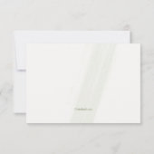 Star von David Beileid Dankeschön Karte (Rückseite)