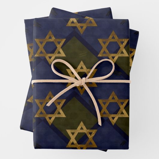 Star von David Blue Geschenkpapier Set (Beispiel)