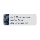 Star von David Blue Gray Bar Mitzvah Mazel Tov (Vorne)