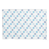 Star von David Blue und White Holiday Kissenbezug (Vorderseite)